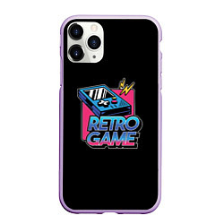 Чехол iPhone 11 Pro матовый Retro game, цвет: 3D-сиреневый