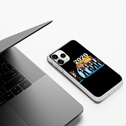 Чехол iPhone 11 Pro матовый 2020 не спасти, цвет: 3D-белый — фото 2