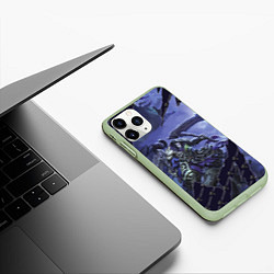 Чехол iPhone 11 Pro матовый Darksiders 2, цвет: 3D-салатовый — фото 2