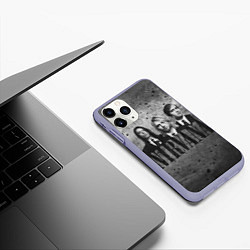 Чехол iPhone 11 Pro матовый Нирвана, цвет: 3D-светло-сиреневый — фото 2