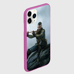 Чехол iPhone 11 Pro матовый Господин Зеркало, цвет: 3D-фиолетовый — фото 2