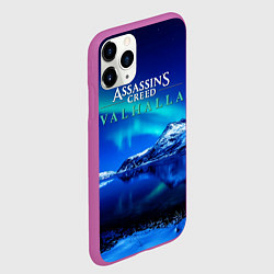 Чехол iPhone 11 Pro матовый ASSASSINS CREED VALHALLA, цвет: 3D-фиолетовый — фото 2