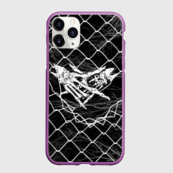 Чехол iPhone 11 Pro матовый Velial Squad, цвет: 3D-фиолетовый