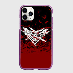 Чехол iPhone 11 Pro матовый Velial Squad, цвет: 3D-фиолетовый