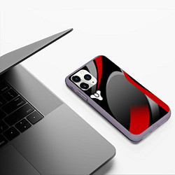 Чехол iPhone 11 Pro матовый DESTINY 2, цвет: 3D-серый — фото 2