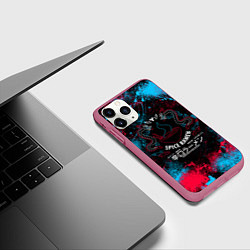 Чехол iPhone 11 Pro матовый SPICE RAMEN DESTINY 2, цвет: 3D-малиновый — фото 2