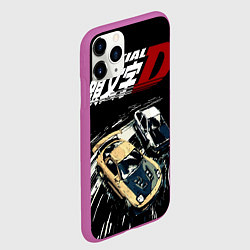 Чехол iPhone 11 Pro матовый Initial D Z, цвет: 3D-фиолетовый — фото 2