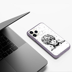 Чехол iPhone 11 Pro матовый Моя геройская академия, цвет: 3D-серый — фото 2