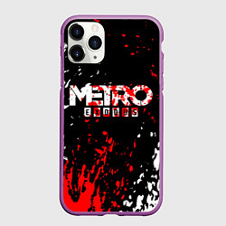 Чехол iPhone 11 Pro матовый METRO EXODUS, цвет: 3D-фиолетовый