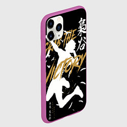 Чехол iPhone 11 Pro матовый Haikyuu Haikyu Haikuu, цвет: 3D-фиолетовый — фото 2