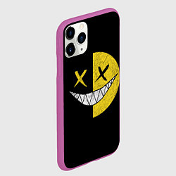 Чехол iPhone 11 Pro матовый SMILE, цвет: 3D-фиолетовый — фото 2