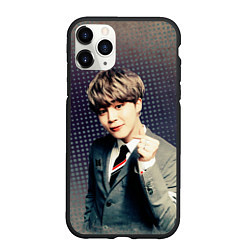 Чехол iPhone 11 Pro матовый BTS Jimin, цвет: 3D-черный