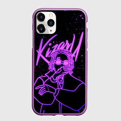 Чехол iPhone 11 Pro матовый KIZARU, цвет: 3D-фиолетовый