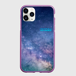 Чехол iPhone 11 Pro матовый Услышь мой вой уже, это Voyager, цвет: 3D-фиолетовый