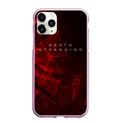 Чехол iPhone 11 Pro матовый DEATH STRANDING S, цвет: 3D-розовый