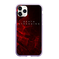 Чехол iPhone 11 Pro матовый DEATH STRANDING S, цвет: 3D-светло-сиреневый