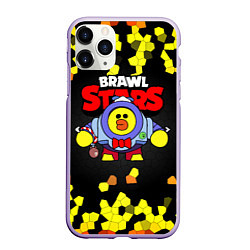 Чехол iPhone 11 Pro матовый Brawl StarsSally Nani, цвет: 3D-светло-сиреневый