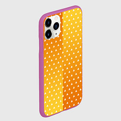 Чехол iPhone 11 Pro матовый ЗЕНИЦУ КИМОНО, цвет: 3D-фиолетовый — фото 2