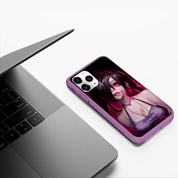 Чехол iPhone 11 Pro матовый Play with me, цвет: 3D-фиолетовый — фото 2