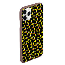 Чехол iPhone 11 Pro матовый Гомер, цвет: 3D-коричневый — фото 2