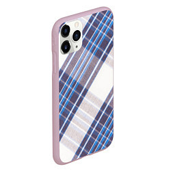 Чехол iPhone 11 Pro матовый Шотландка Z, цвет: 3D-розовый — фото 2