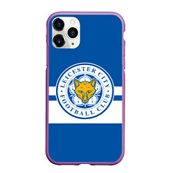 Чехол iPhone 11 Pro матовый LEICESTER CITY, цвет: 3D-фиолетовый