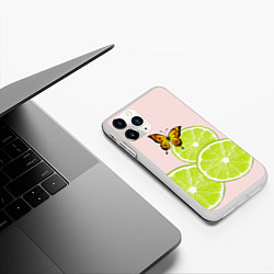 Чехол iPhone 11 Pro матовый Пляжь,море,тропики,скромность, цвет: 3D-белый — фото 2