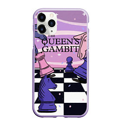 Чехол iPhone 11 Pro матовый The Queens Gambit, цвет: 3D-светло-сиреневый