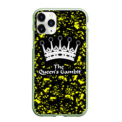 Чехол iPhone 11 Pro матовый The Queens Gambit, цвет: 3D-салатовый