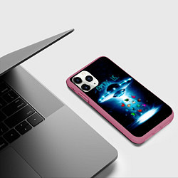 Чехол iPhone 11 Pro матовый Среди Нас, цвет: 3D-малиновый — фото 2