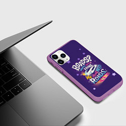 Чехол iPhone 11 Pro матовый Back to the Future, цвет: 3D-фиолетовый — фото 2