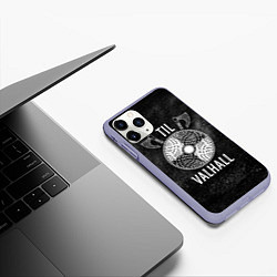 Чехол iPhone 11 Pro матовый Till Valhall, цвет: 3D-светло-сиреневый — фото 2