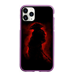 Чехол iPhone 11 Pro матовый Samurai, цвет: 3D-фиолетовый