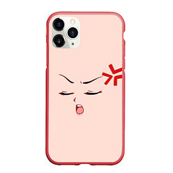 Чехол iPhone 11 Pro матовый Pleasure anime face