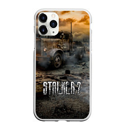 Чехол iPhone 11 Pro матовый Stalker 2 Мертвый город, цвет: 3D-белый