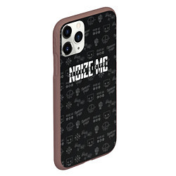 Чехол iPhone 11 Pro матовый Noize MC, цвет: 3D-коричневый — фото 2