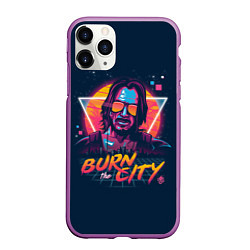 Чехол iPhone 11 Pro матовый Cyberpunk 2077