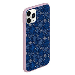 Чехол iPhone 11 Pro матовый Снежные, цвет: 3D-розовый — фото 2