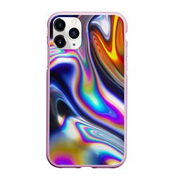 Чехол iPhone 11 Pro матовый Токсичный, цвет: 3D-розовый