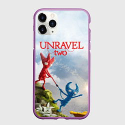 Чехол iPhone 11 Pro матовый Unravel Two Z, цвет: 3D-фиолетовый