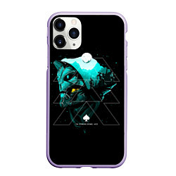 Чехол iPhone 11 Pro матовый DESTINY, цвет: 3D-светло-сиреневый