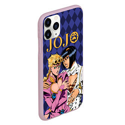 Чехол iPhone 11 Pro матовый JOJO, цвет: 3D-розовый — фото 2