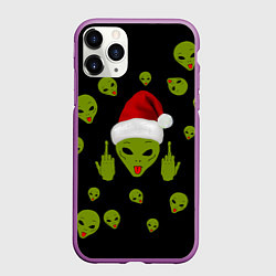 Чехол iPhone 11 Pro матовый Прощай 2020, цвет: 3D-фиолетовый