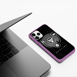 Чехол iPhone 11 Pro матовый DESTINY, цвет: 3D-фиолетовый — фото 2