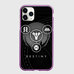 Чехол iPhone 11 Pro матовый DESTINY, цвет: 3D-фиолетовый