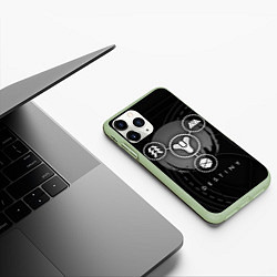 Чехол iPhone 11 Pro матовый DESTINY, цвет: 3D-салатовый — фото 2