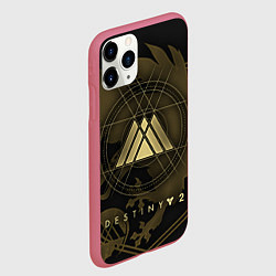 Чехол iPhone 11 Pro матовый DESTINY, WARLOCK, цвет: 3D-малиновый — фото 2