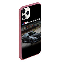 Чехол iPhone 11 Pro матовый BMW Z, цвет: 3D-малиновый — фото 2