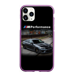Чехол iPhone 11 Pro матовый BMW Z, цвет: 3D-фиолетовый