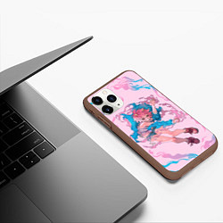 Чехол iPhone 11 Pro матовый Ashido Mina, цвет: 3D-коричневый — фото 2